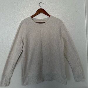 Tek Gear Cream Fleece Pullover size L Women’s